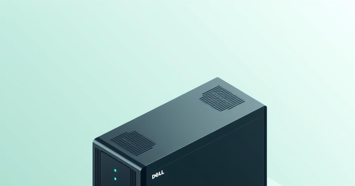 Isometric Dell Wyse 5070 thin client with open chassis revealing internal components and expansion slots